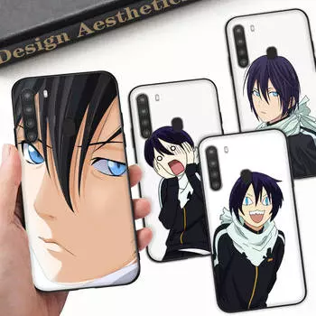 Чехол WD25 Noragami Yato AnimeBlack Sofe для Xiaomi Poco X6 X4 M5 M6 F5 F6 C65 C55 C50 C51 C40 Pro Redmi 14C A3X 13C 12C 11T 10A 9C Note 7 6 8A Plus Redmi Note 11 Pro гагат