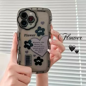 Чехол Zhitai Floral Pattern для iPhone 14 Pro Max, совместимый с iPhone 13 и 11 - Hot Douyin Trend iPhone 11 Pro