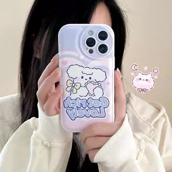 Чехол Zhitai iPhone 15/Huawei P60/Apple 15 - подходит для Air Cushion 12Pro/13 Cartoon OPPO iPhone X/XS