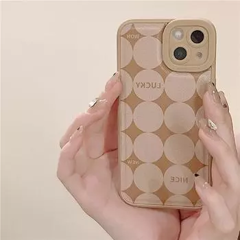 Чехол Zhitai Plain Khaki Leather Case для iPhone 13, iPhone 12 Pro, iPhone XS, iPhone 11 и iPhone 6/7/8 Plus iPhone 12