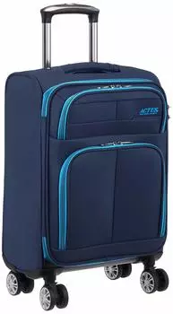 Чемодан Soft Montana 29 л 55 см темно-синий [Actus] ручная кладь 74-50770 2,7 кг