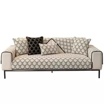 Chenille Jacquard Sofa Cushion Four Seasons Universal New Cushion Anti-slip Cover Cover Cloth Towel 70x70cm