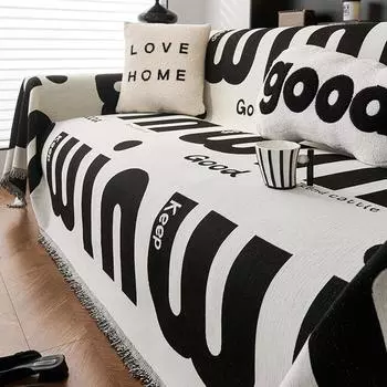 Chenille Sofa Towel Four Seasons Anti-Scratching All-Inclusive Sofa Cover Dust Cover One Piece Sofa Cover Cloth Cushion 180*130cm