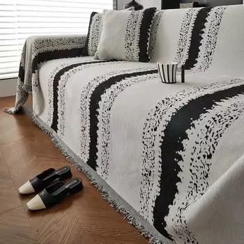 Chenille Sofa Towel Simple Modern Four Seasons Universal Non-Slip One-Piece Universal Sofa Cover Backrest Cover Back Towel 180*130CM