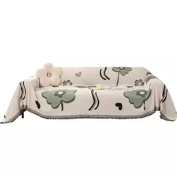 Chenille Thickened Sofa Cover Cloth All-inclusive One-piece Dust-proof Seat Cushion Universal All-season Full Cover Extra Large Sofa Towel 180*130cm