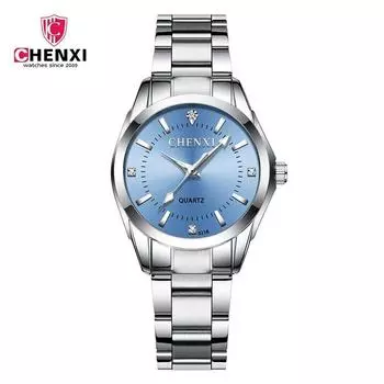 CHENXI модные женские туфли с красочным циферблатом Reloj Mujer в сдержанном стиле для девочек наручные часы женские кварцевые часы женские часы со стразами