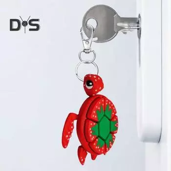 Черепашка Fidget Clickers Fruit Series Черепашка брелок кулон снятие стресса механическая щелчок сенсорная игрушка для студентов сумка брелок Pitaya