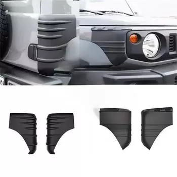 Черная ABS Защитная накладка на углы переднего и заднего бампера для Suzuki Jimny 2/4 двери 2019-2024