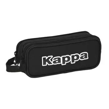 Черная большая сумка Double Kappa Черная (21 х 8 х 6 см)