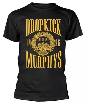 Черная футболка унисекс Dropkick Murphys Claddagh S