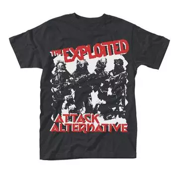 Черная футболка унисекс Exploited Attack S