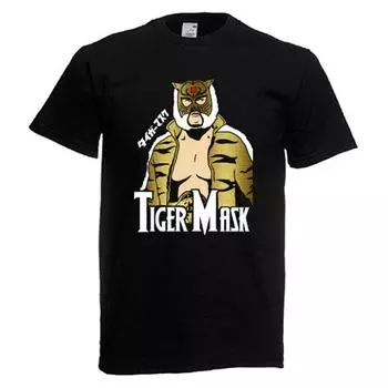 Черная футболка унисекс Japan Pro Wrestling Njpw Tiger Mask S