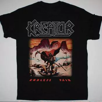 Черная футболка унисекс Kreator Endless Pain T Xmas K2222 S