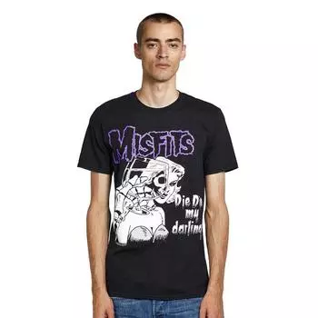 Черная футболка унисекс Misfits Die Die My Darling S