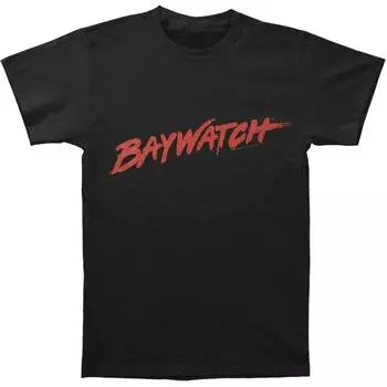 Черная футболка унисекс с логотипом Baywatch S