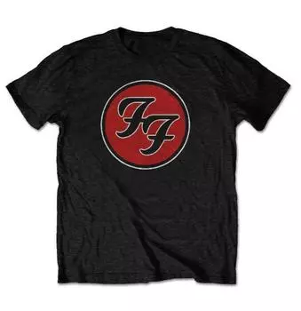Черная футболка унисекс с логотипом Foo Fighters FF S