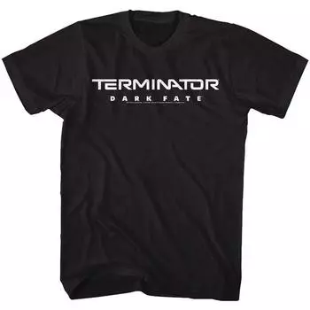 Черная футболка унисекс с логотипом Terminator Dark Fate S