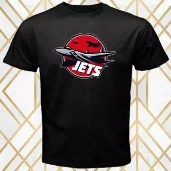 Черная футболка унисекс с логотипом Winnipeg Jets Hockey Logo S
