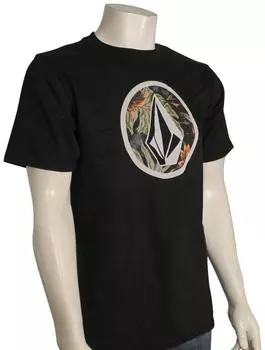 Черная футболка унисекс Volcom Circle Stone S