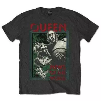Черная классическая футболка унисекс Queen Of The World Rock Band Merch Freddie S