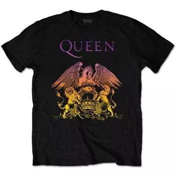 Черная классическая рок-группа Queen Crest, футболка унисекс с Фредди «Богемская рапсодия» S