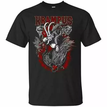 Черная темно-синяя футболка унисекс Yule Lord Krampus забавная футболка с коротким рукавом S-5X S