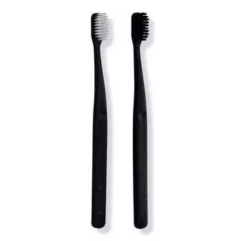 Черная зубная щетка Moon Soft Bristle, 2 шт.