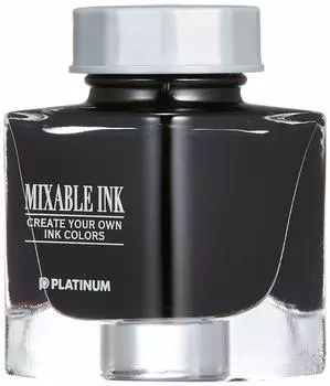 Чернила для перьевой ручки Platinum Fluorized, смешиваемые, 1 Smoke Black INKM-1000-1