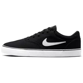 Черно-белые кроссовки унисекс Nike Chron 2 Canvas SB DM3494-001 37.5