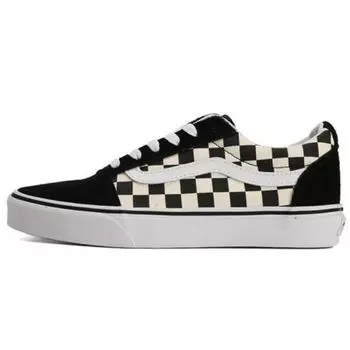 Черно-белые женские кроссовки Vans Ward Checkerboard VN0A3IUN5GX 34.5