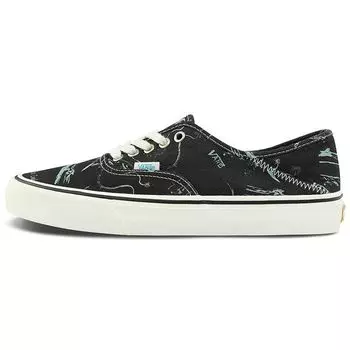 Черные антикварные белые кроссовки унисекс Vans Chris Johanson x Authentic SF VN0A3MU642C 34.5
