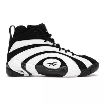 Черные белые кроссовки унисекс Reebok Shaqnosis FV9284