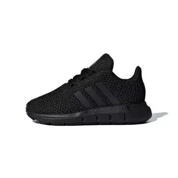 Черные детские кроссовки adidas Swift Run Infant Core F34321