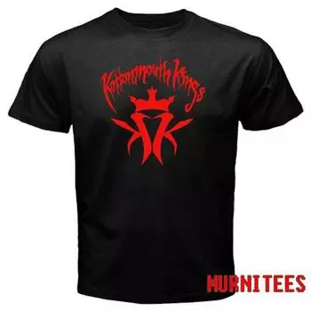 Черные футболки унисекс с логотипом Kottonmouth Kings S