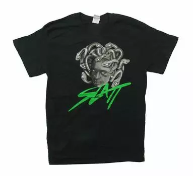 Черные футболки унисекс Young Thug Slatt Med Tour с мерчем S