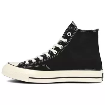 Черные кеды унисекс Converse Chuck 70 Vintage Canvas High 162050C