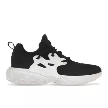 Черные кроссовки Nike React Presto GS белые BQ4002-001