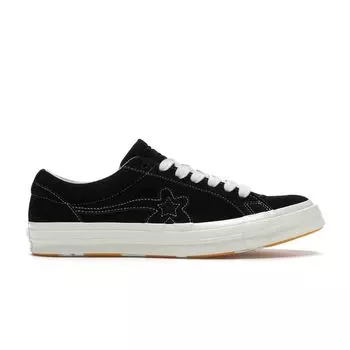 Черные кроссовки унисекс Converse Golf Le Fleur x One Star Ox Mono 162129C