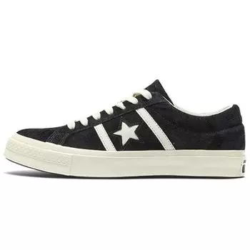 Черные кроссовки унисекс Converse One Star Academy цвета слоновой кости 164525C