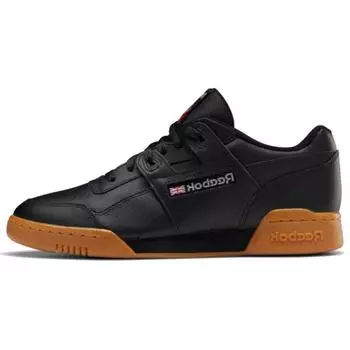 Черные кроссовки унисекс Reebok Workout Plus Carbon Red Royal CN2127