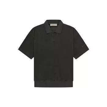 Черные мужские топы-поло Fear of God Essentials 125BT224050F S