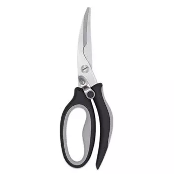 Черные PP + TPR удобная ручка, инструменты для резки морепродуктов, ножницы из нержавеющей стали для куриных костей, бытовые многофункциональные ножницы чёрный
