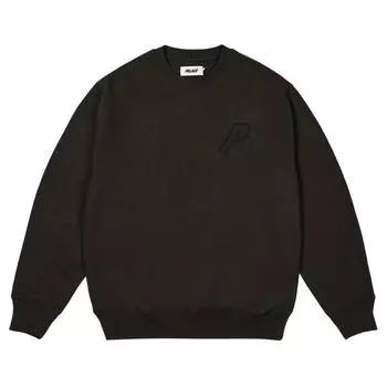 Черные топы унисекс Palace Outline P-3 Crew P26CS051