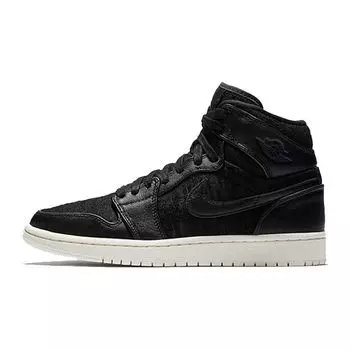 Черные женские кроссовки Air Jordan 1 Retro High Premium AH7389-001