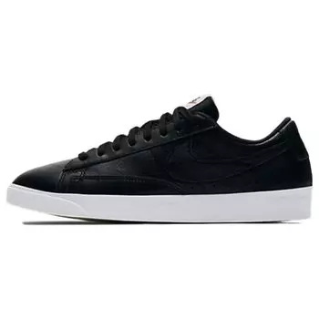 Черные женские кроссовки Nike Blazer Low LE белые AA3961-001