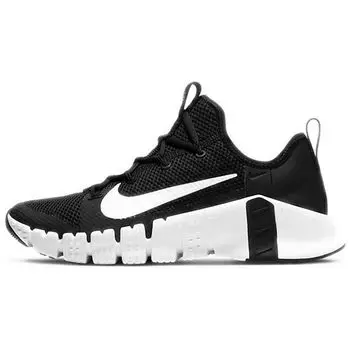 Черные женские кроссовки Nike Free Metcon 3 White Volt CJ6314-010