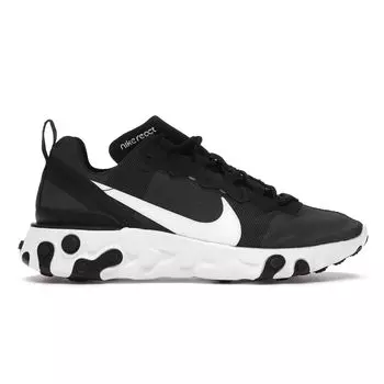 Черные женские кроссовки Nike React Element 55 белые BQ2728-003