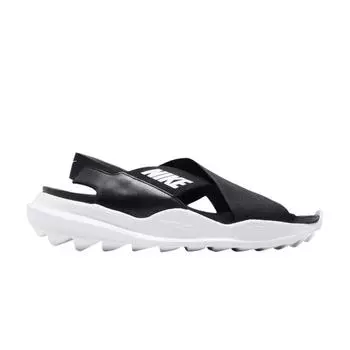 Черные женские сандалии Nike Praktisk, белые AO2722-002