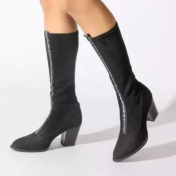 Черные женские сапоги