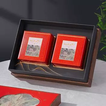 Черный чай Уишань, новый чай, Лапсанг Сушонг, подарочная коробка для чая, элитный новогодний подарок для пожилых людей Lapsang Souchong 100g